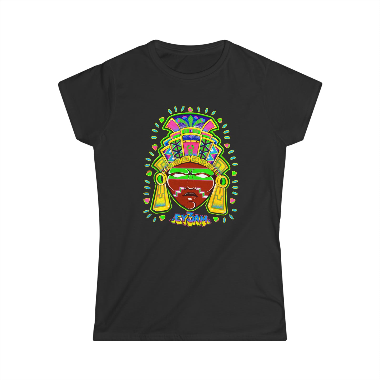 Mayan Trippi God Women's Fitted Tee