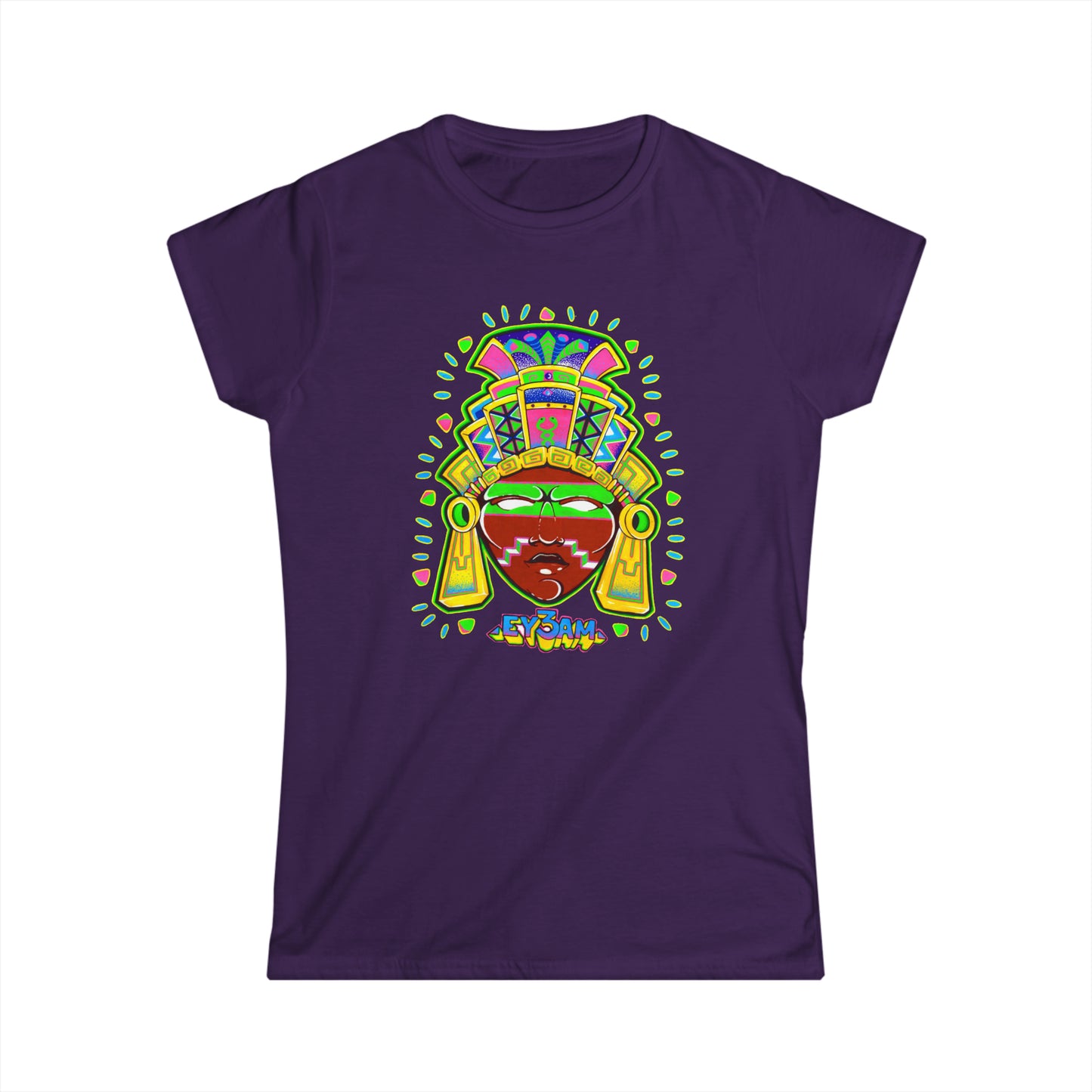 Mayan Trippi God Women's Fitted Tee