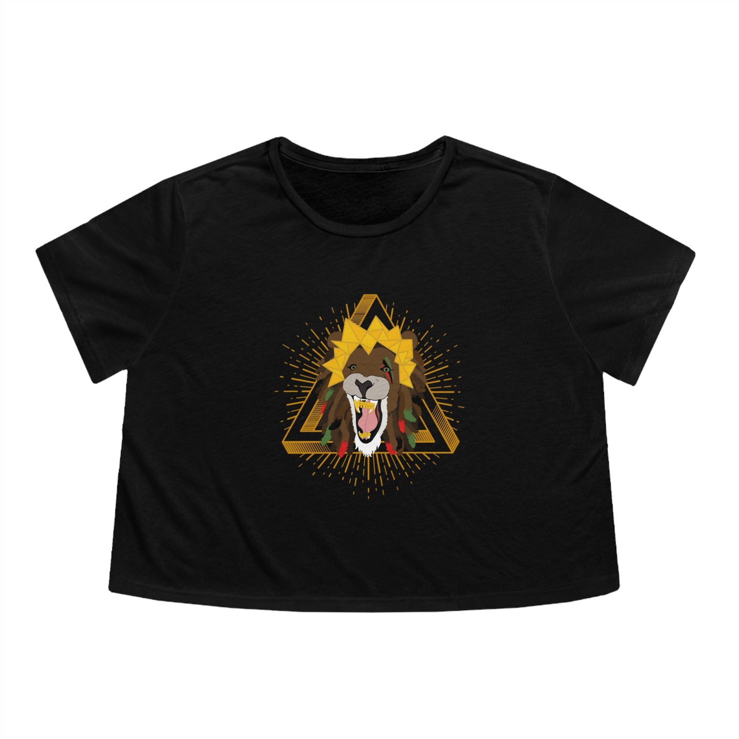 Warrior Rap Flowy Cropped Top
