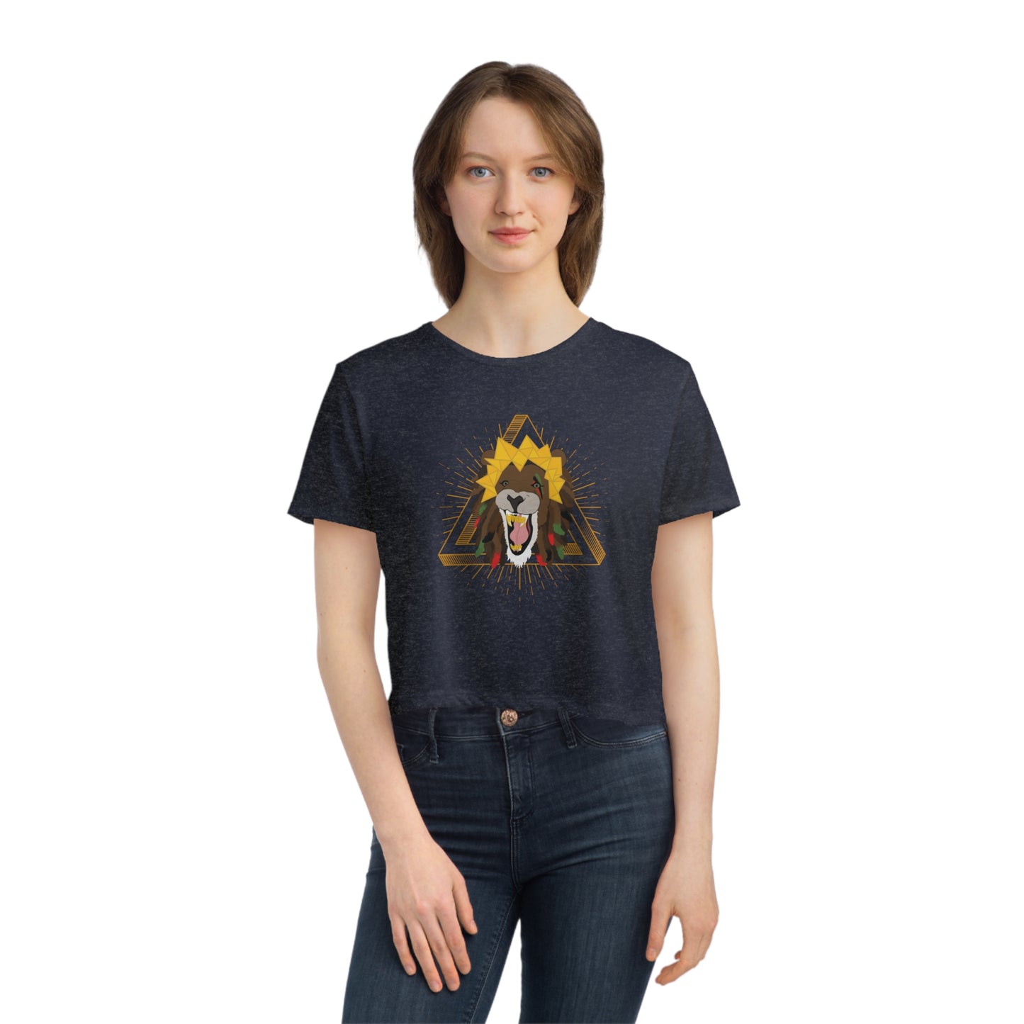 Warrior Rap Flowy Cropped Top