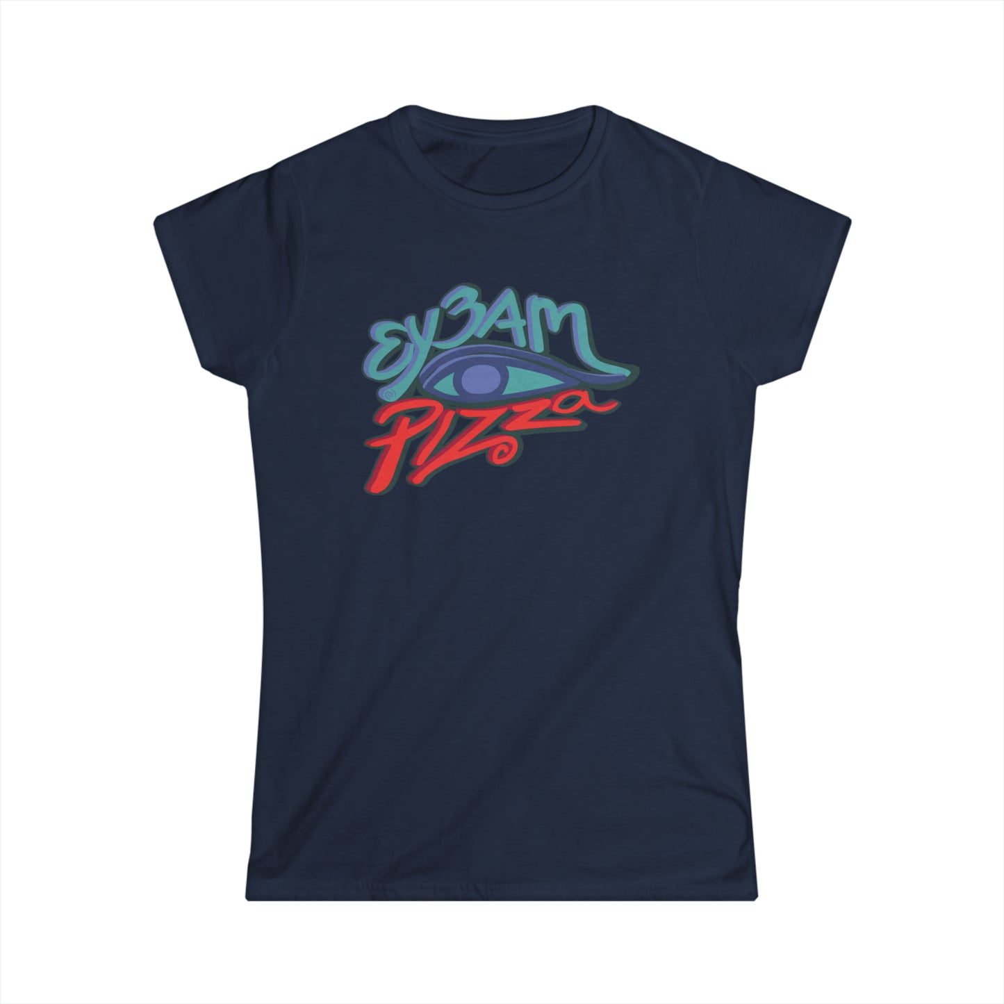 Women's Fitted Ey3am Pizza Tee