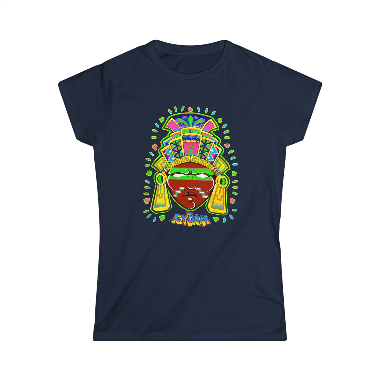 Mayan Trippi God Women's Fitted Tee