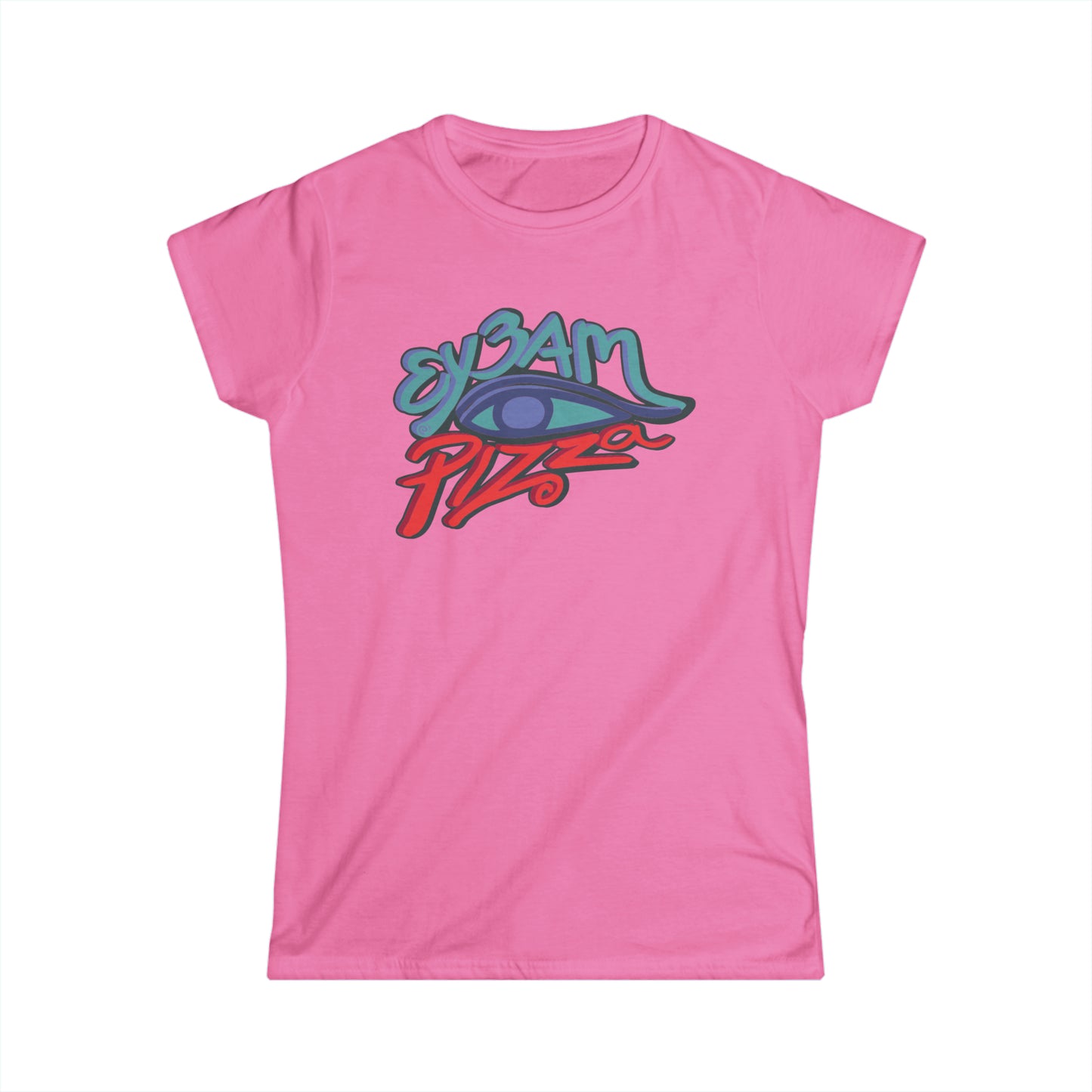 Women's Fitted Ey3am Pizza Tee