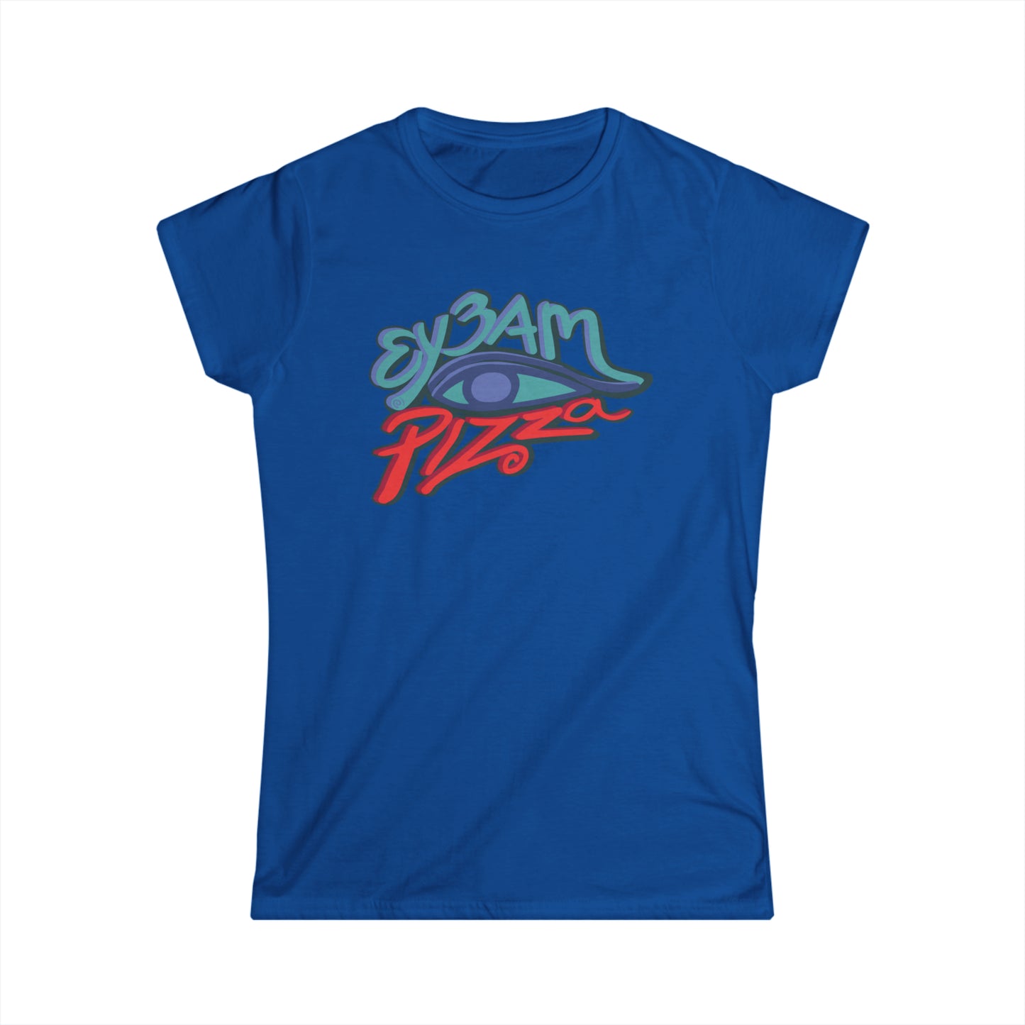 Women's Fitted Ey3am Pizza Tee