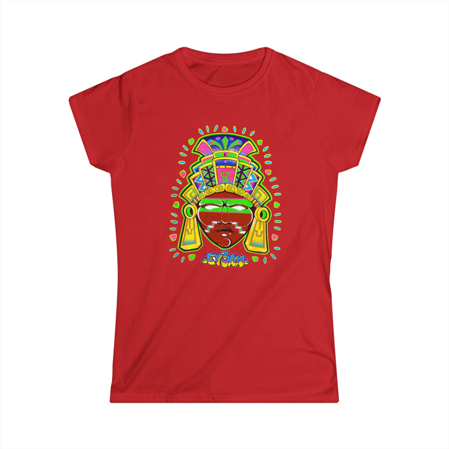 Mayan Trippi God Women's Fitted Tee