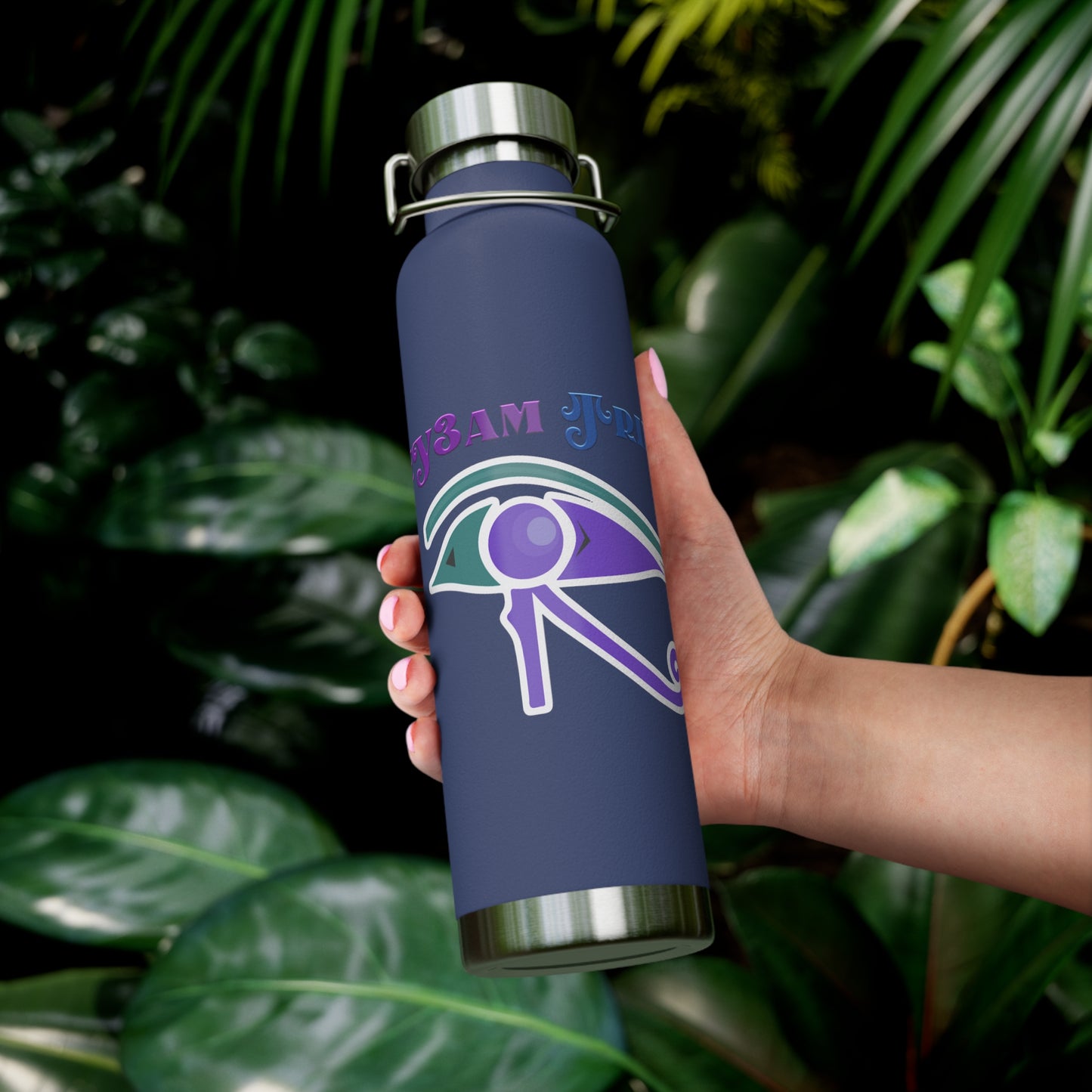 Ey3am Copper Vacuum Insulated Bottle, 22oz