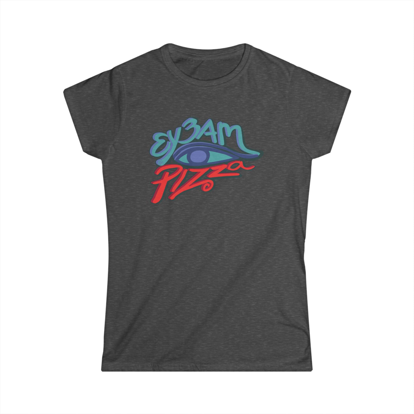 Women's Fitted Ey3am Pizza Tee