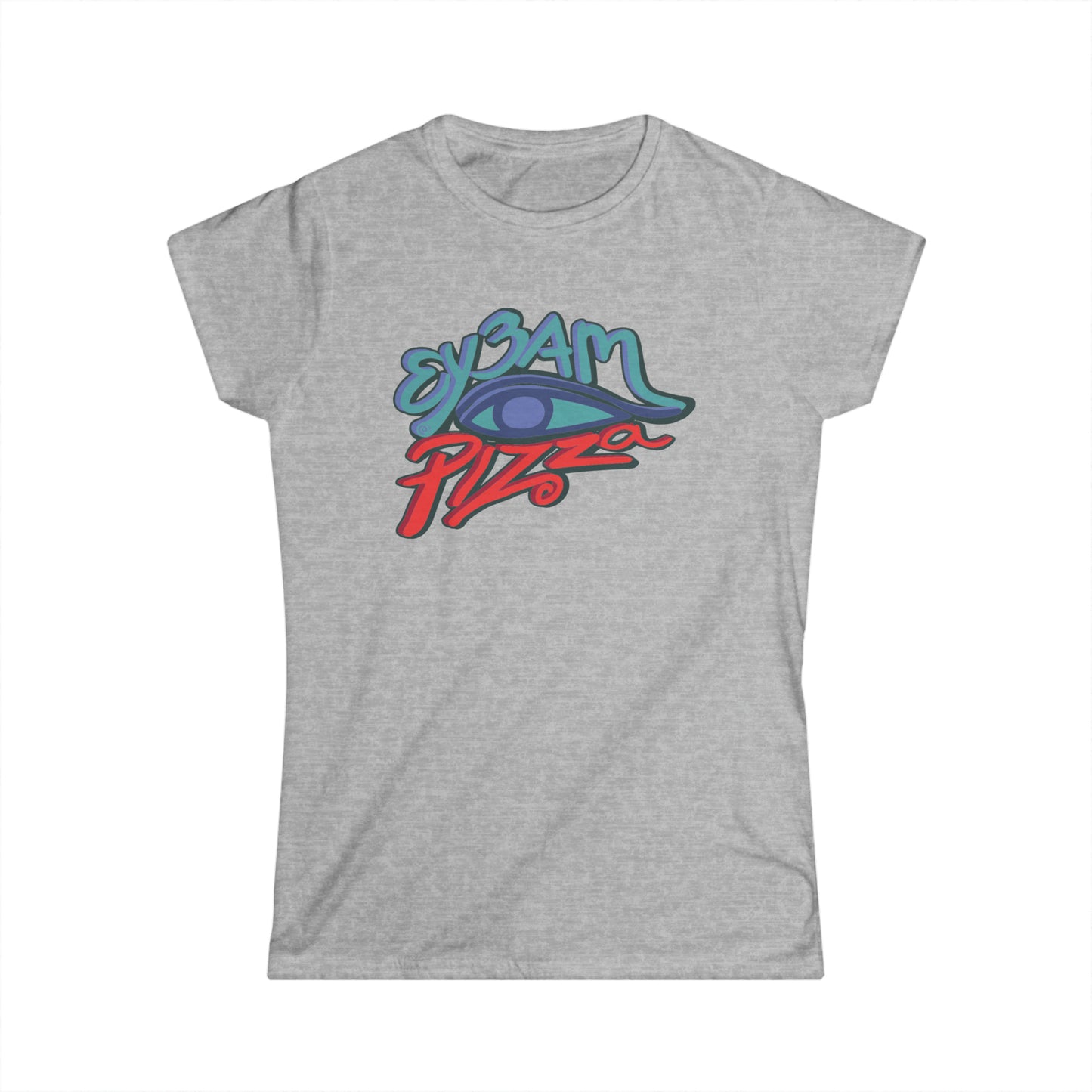 Women's Fitted Ey3am Pizza Tee