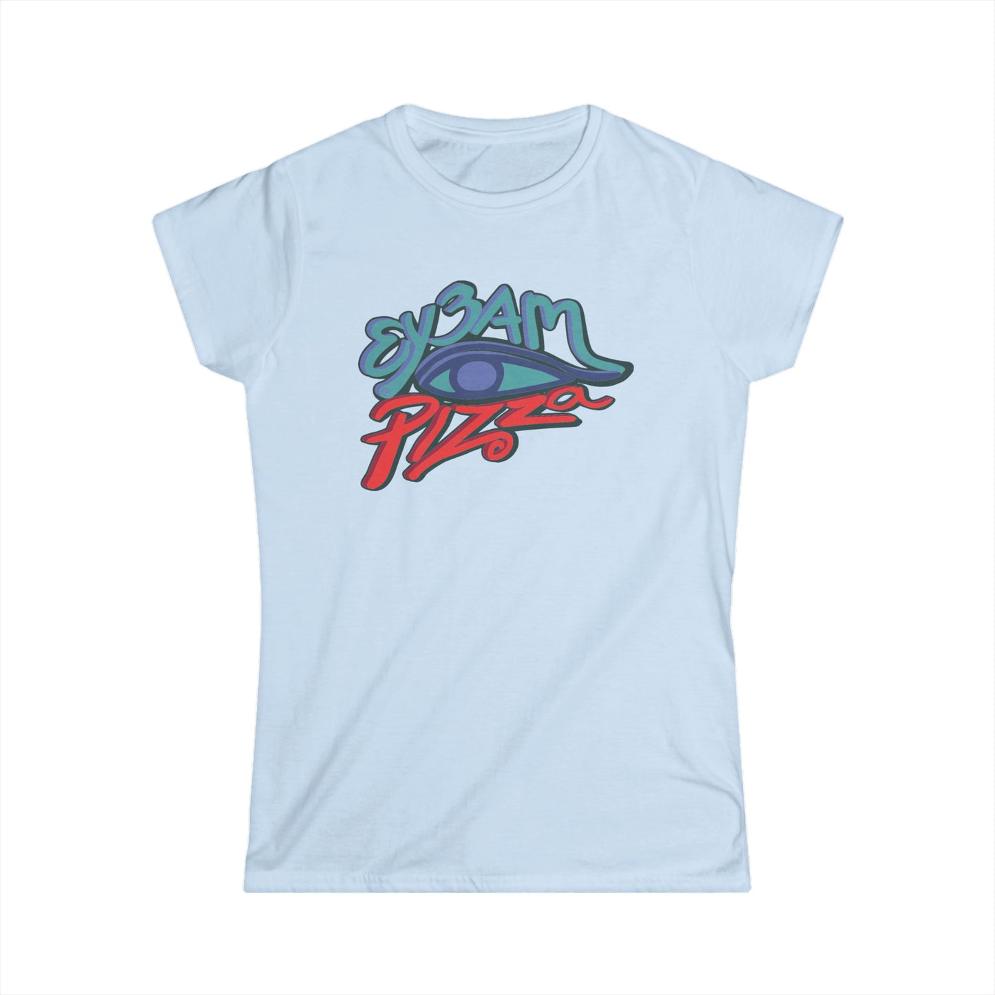 Women's Fitted Ey3am Pizza Tee