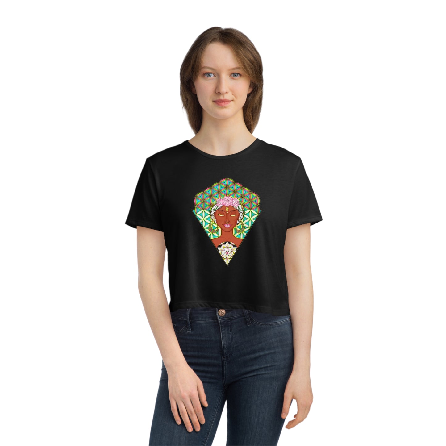 La Rosa WombMan Flowy Cropped Top