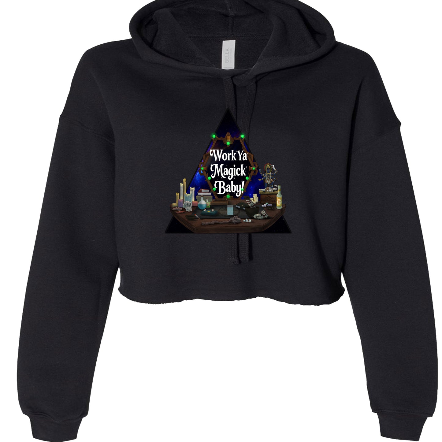 Work Ya Magick Crop Hoodie