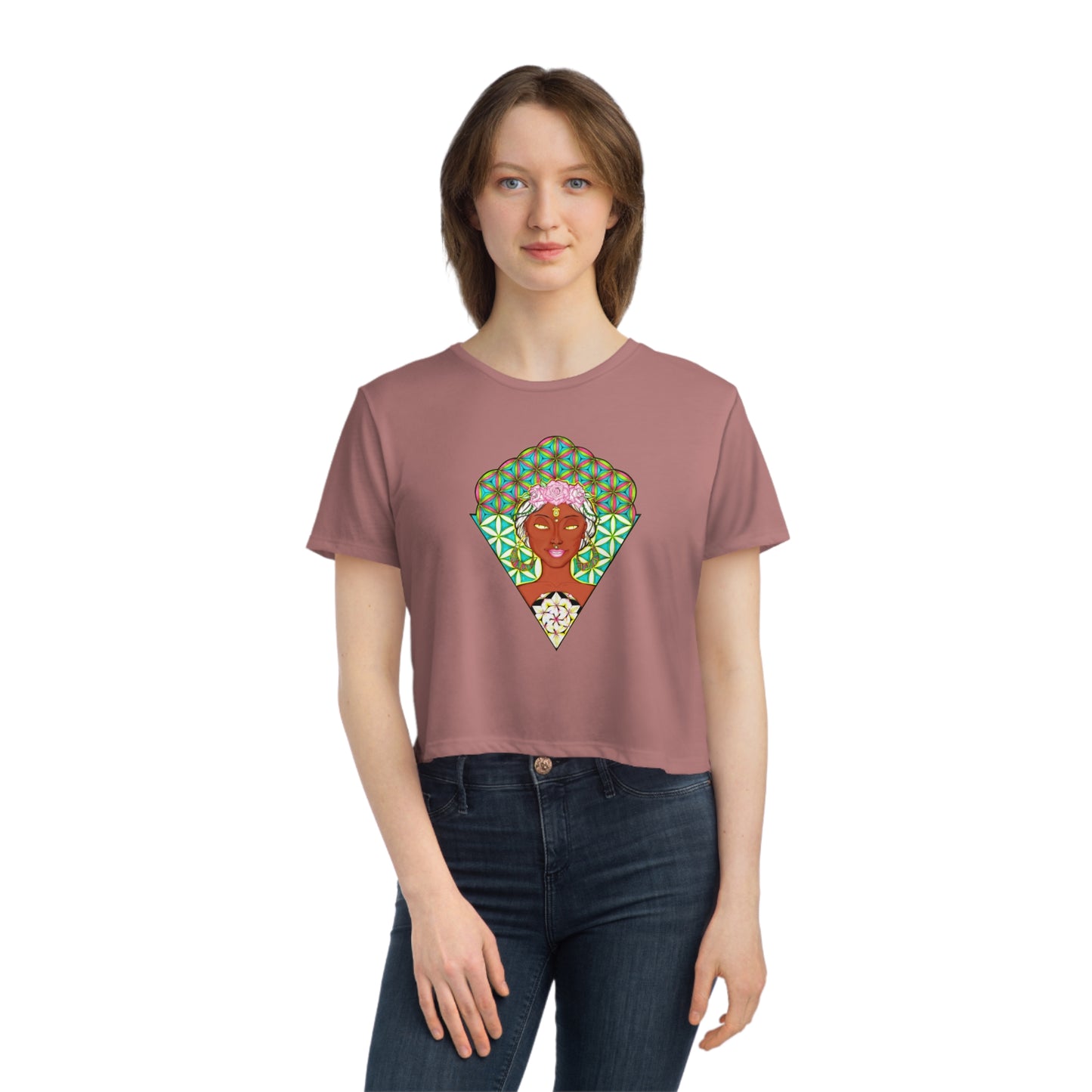 La Rosa WombMan Flowy Cropped Top