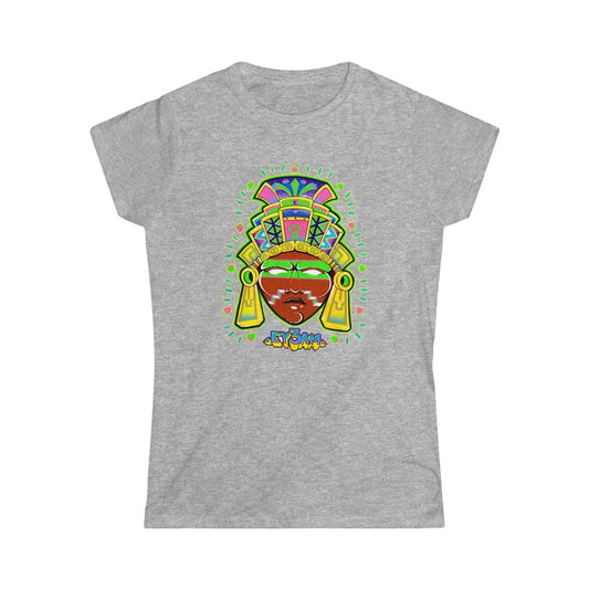 Mayan Trippi God Women's Fitted Tee