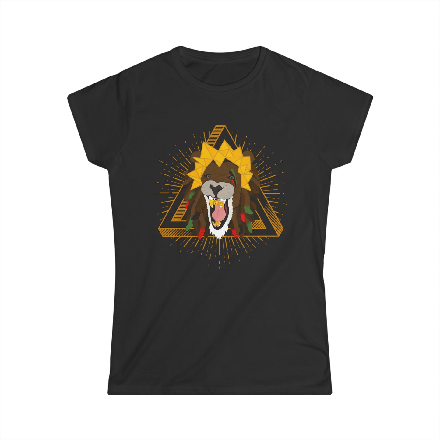 Warrior Rap Women's Fitted Tee