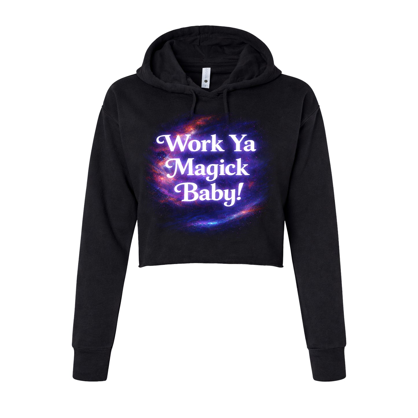 Work Ya Magick Crop Hoodie